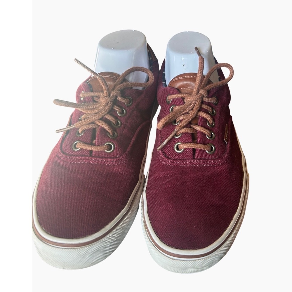 Vans Era Burgundy Canvas Low Top Lace Up Sneakers DO NOT BUY